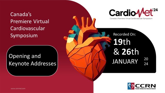 CardioMet '24 - Opening and Keynote Addresses